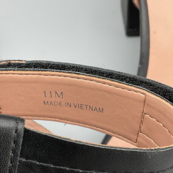 NEW Linea Paolo Women’s Emmie Heeled Sandals Black Size 11M - Picture 5 of 10